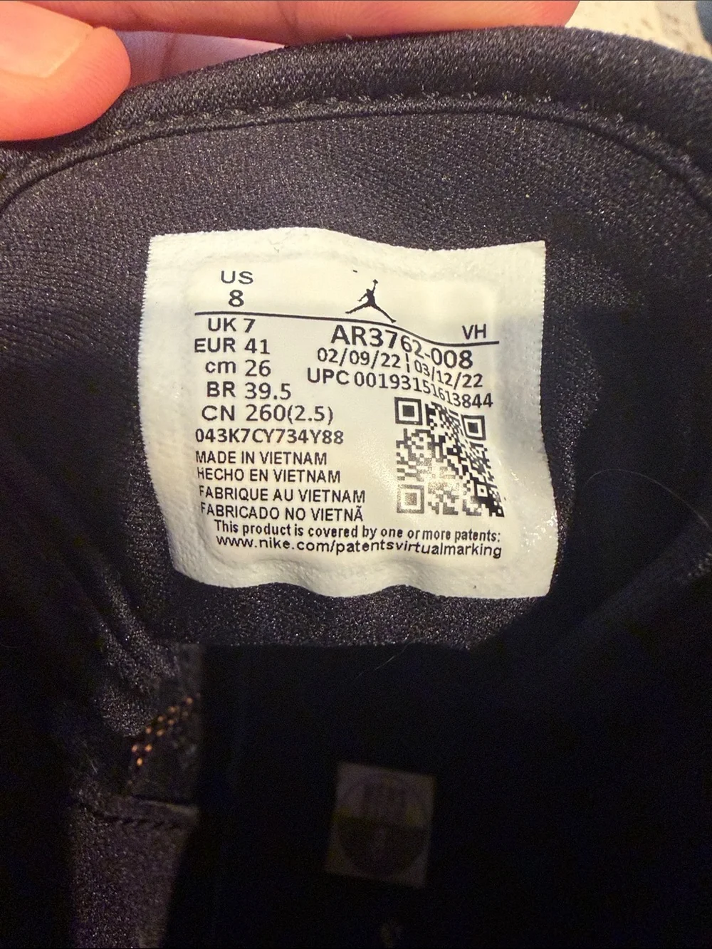 N/A nike jordans